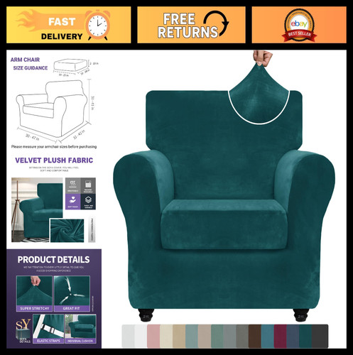 Luxury velvet armchair - velvet,