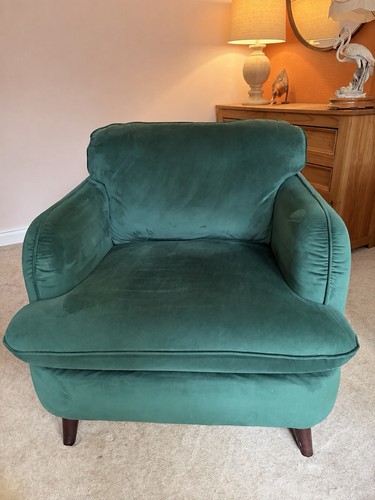 Dfs lou emerald green velvet - green,