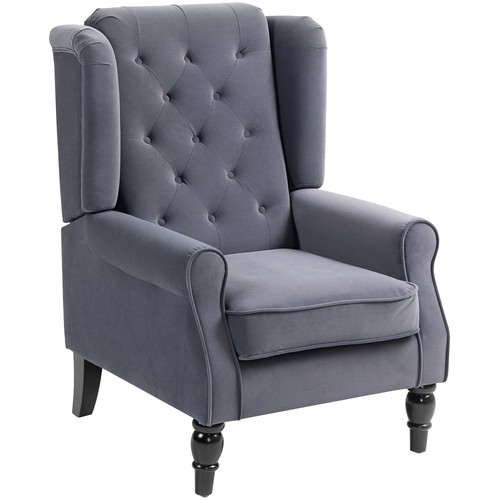 Homcom retro accent chair - homcom,