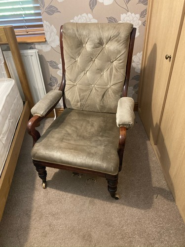 Victorian high back armchair - victorian-high-back,