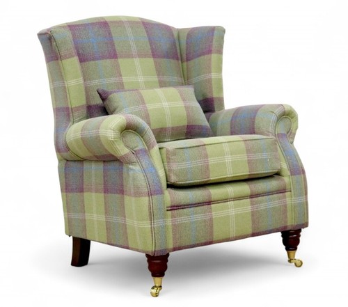 High back fabric - high, armchair
