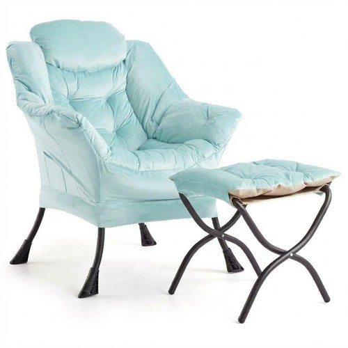 Lazy sofa chair with ottoman - lazy,