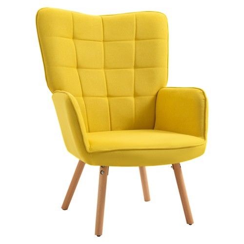 Homcom modern accent chair - modern,