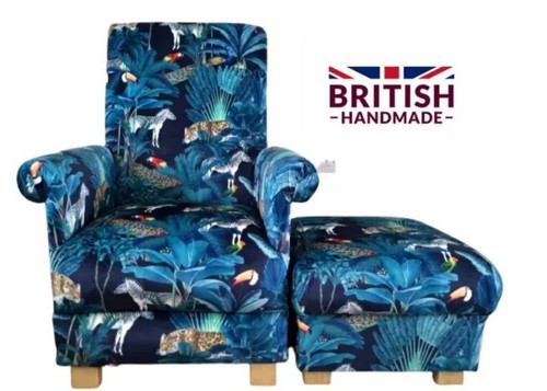 Armchair chair footstool - chair, &