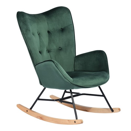 Emerald green velvet - green,