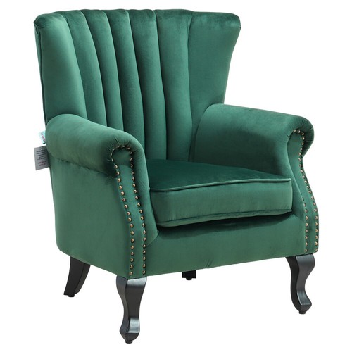 Armchair velvet upholstered - velvet,