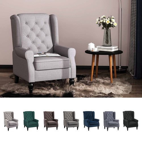 Retro accent chair wingback - chair,