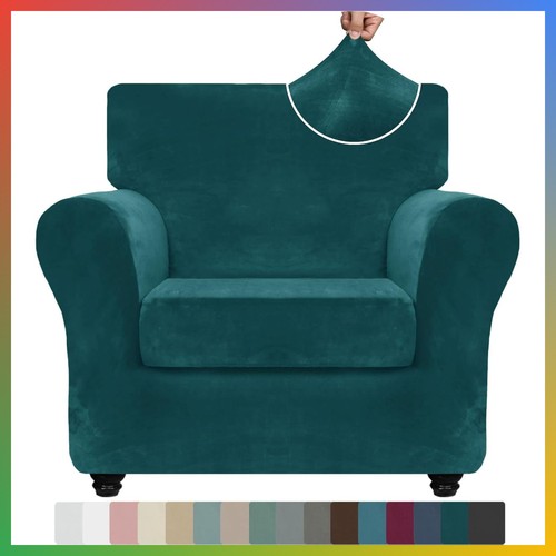 Velvet chair slipcover piece - velvet,