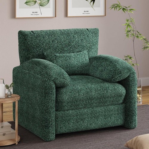 Velvet accent armchair sofa - velvet,