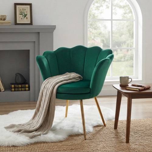 Modern petal back velvet - petal,
