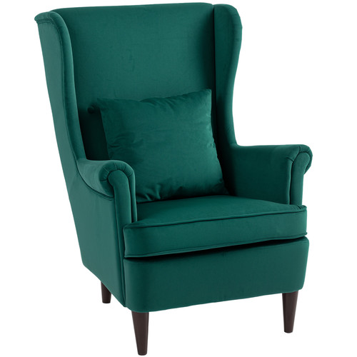 Wingback accent chair velvet - accent,